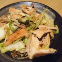 豚こまとキャベツの炒め物